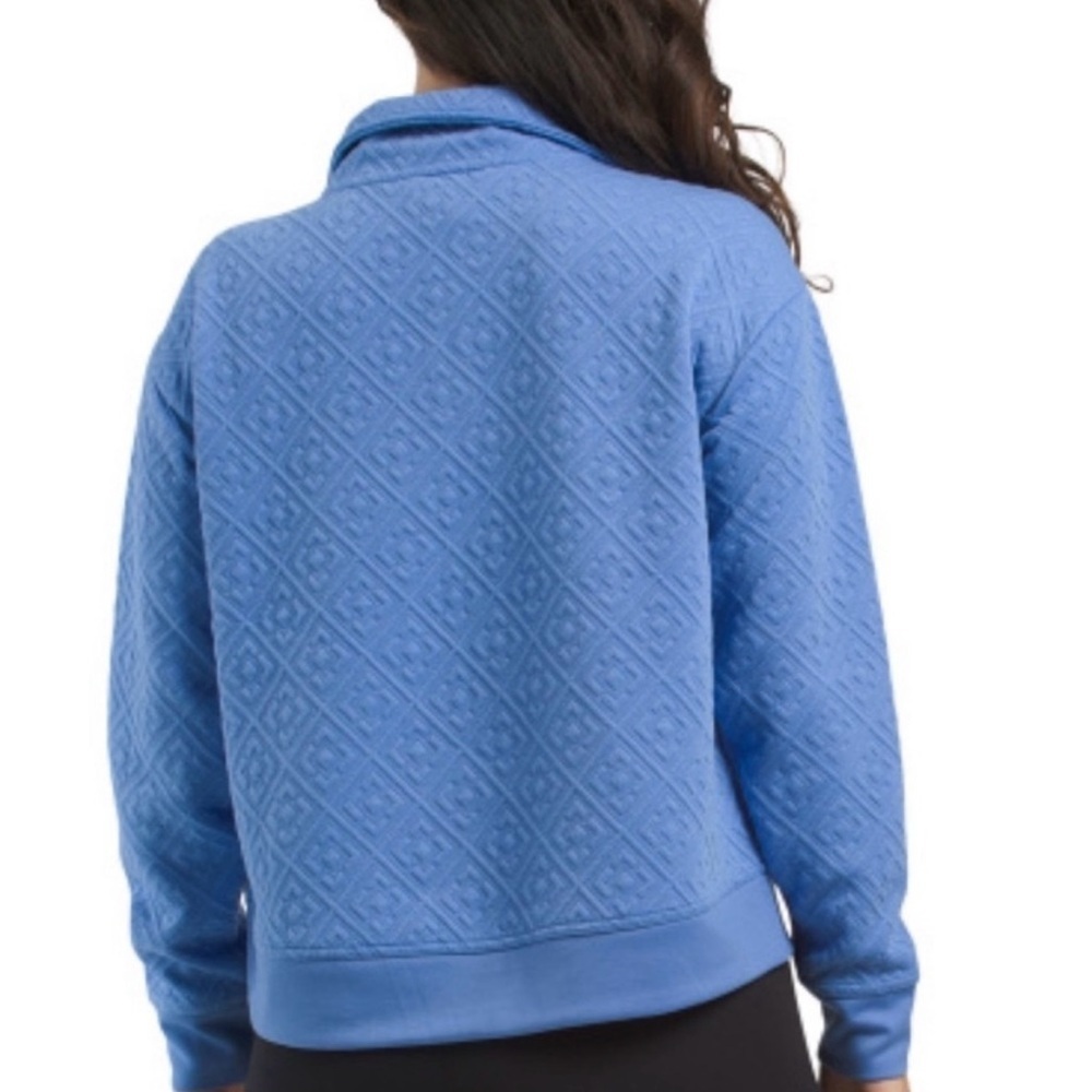 Tommy Bahama | NWT | Everyday Active Quilted Pullover | Blue | Small - Picture 2 of 9